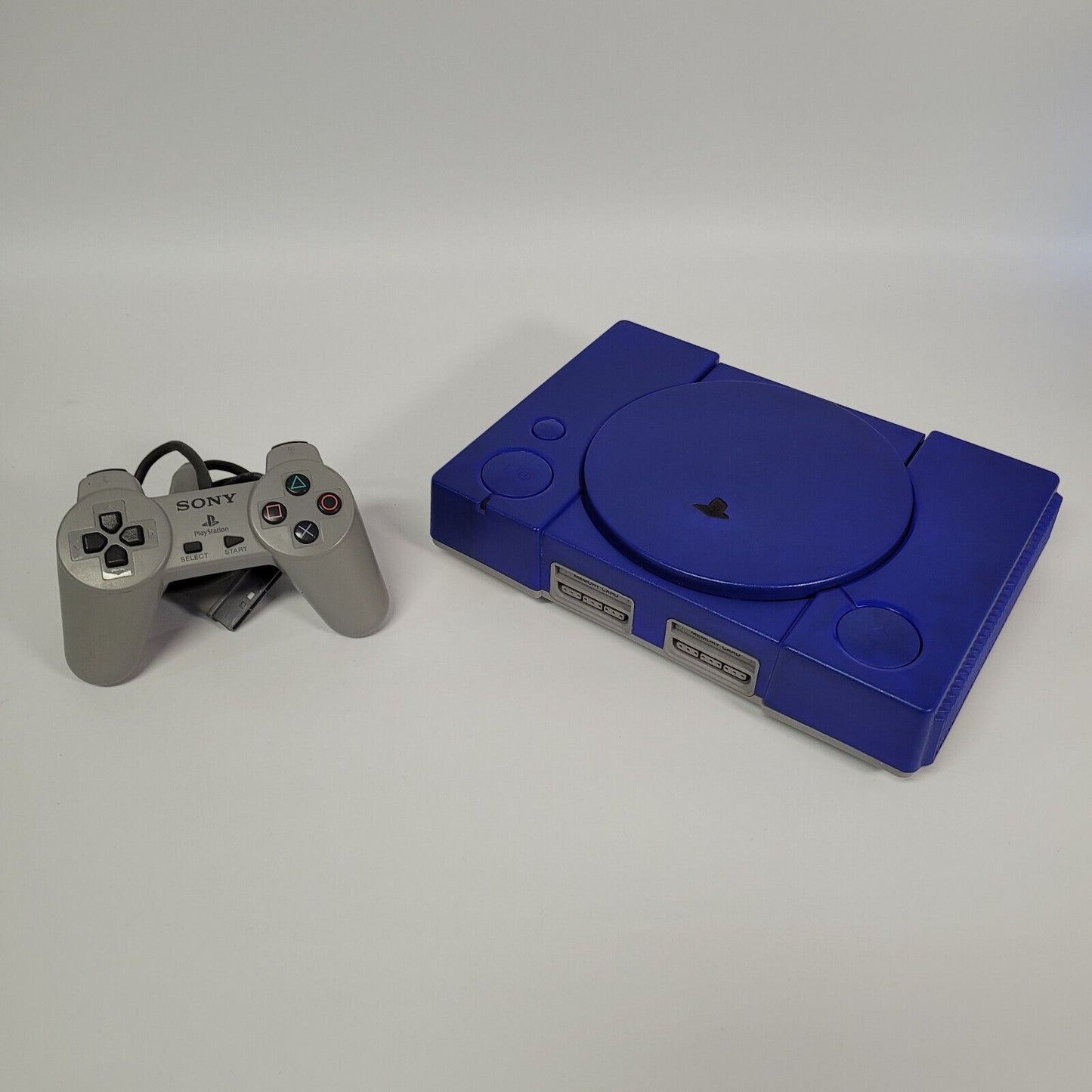Sony PlayStation 1 Konsole Blau/Grau inkl. Spiel | Refurbished
