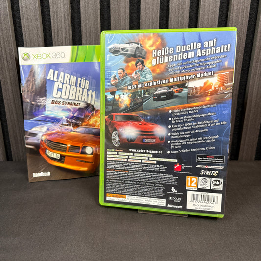 Alarm für Cobra 11 Das Syndikat Xbox 360 Spielhülle Rückseite