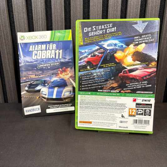 Rückseite der Xbox 360 Hülle mit Spielbeschreibung und Screenshots