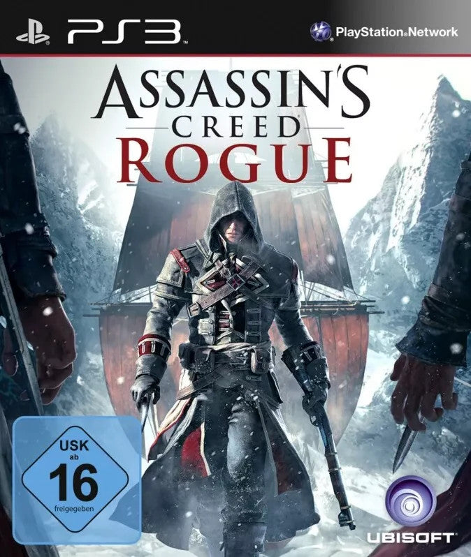 Assassin's Creed Rogue PS3 Cover PAL Version