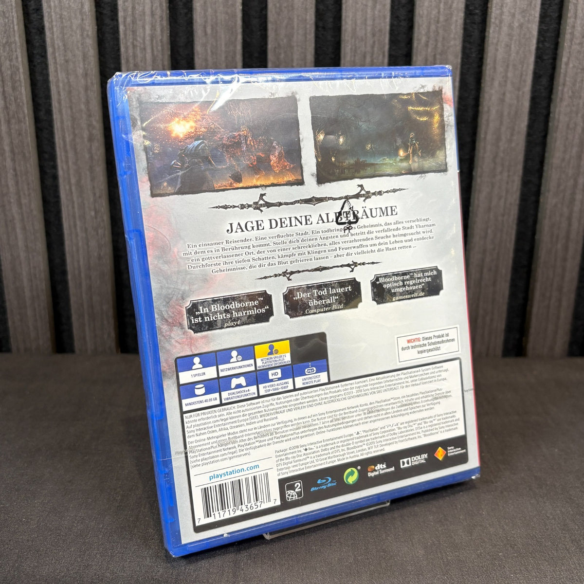 Bloodborne für PS4 PAL Cover Rückseite