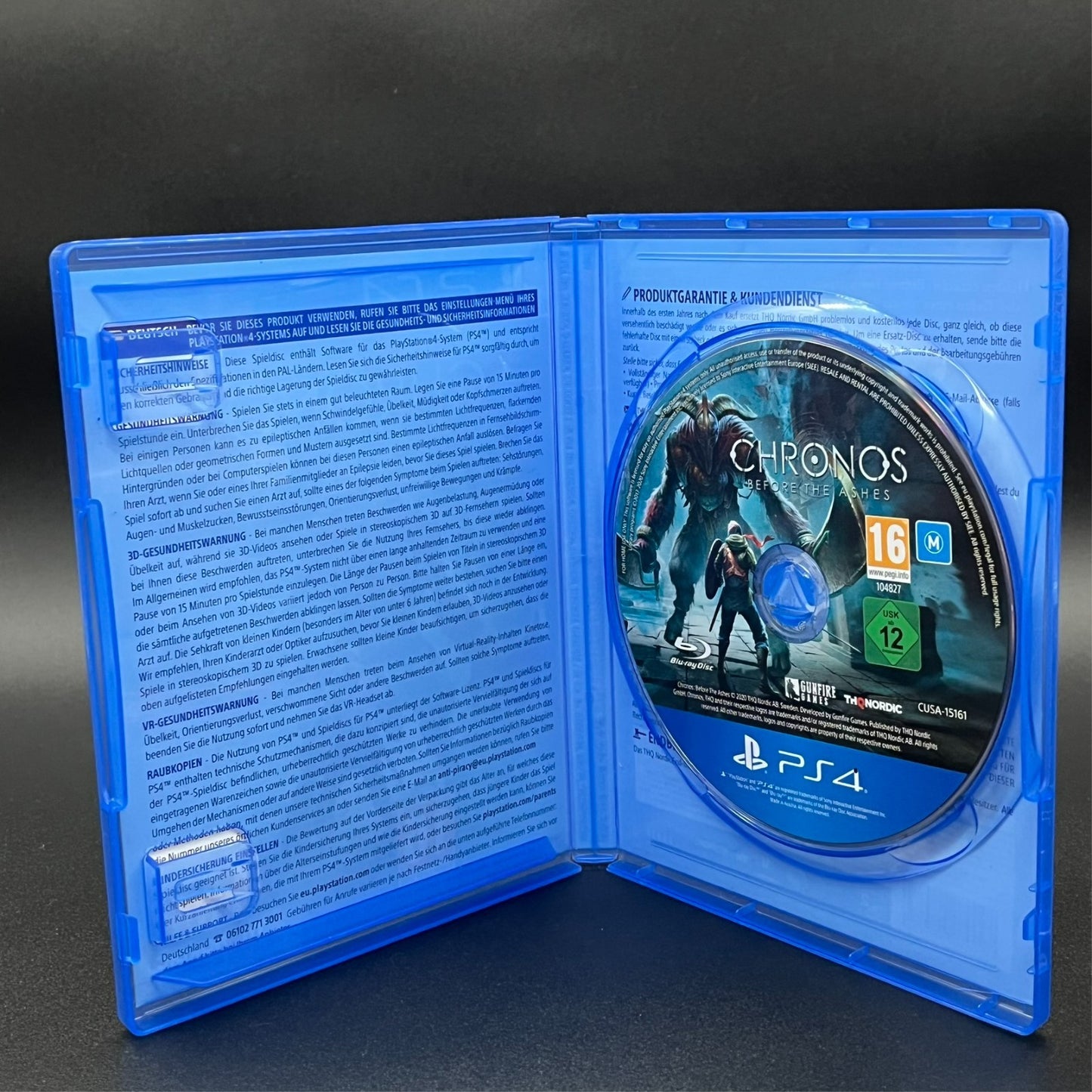 Chronos Before The Ashes PS4 Cover Vorderseite