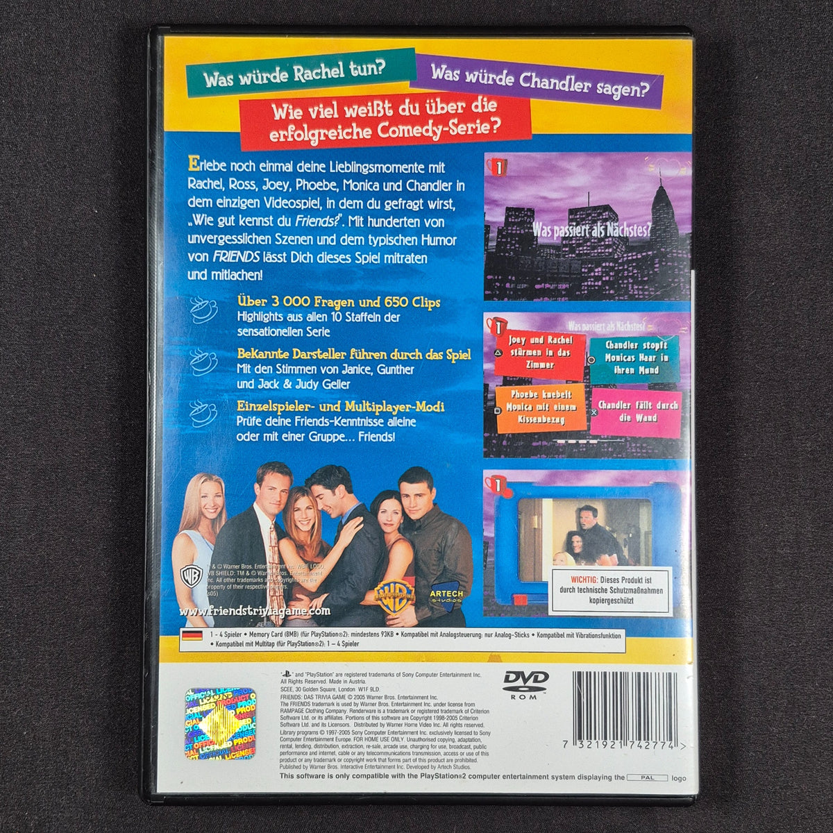 Friends: Das Trivia Game für PS2 – Produktfoto 2