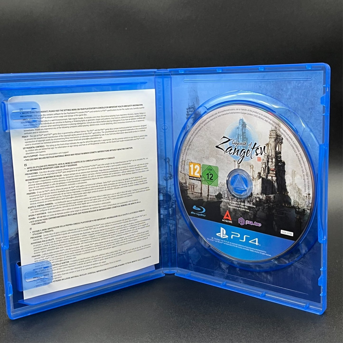 Labyrinth of Zangetsu PS4 Cover Vorderseite