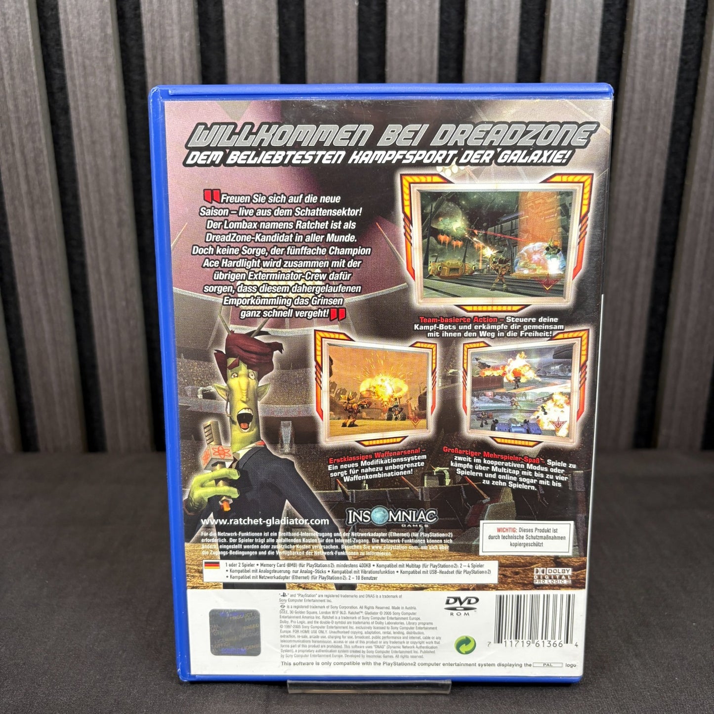 ratchet gladiator ps2 back