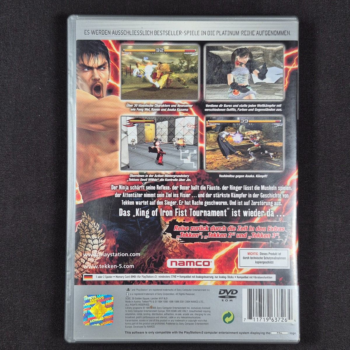 Tekken 5 – Platinum für PS2 – Produktfoto 2