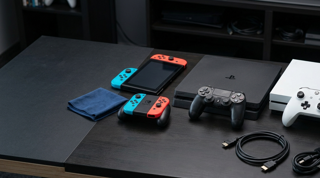 Gebrauchte Konsolen und Controller von PlayStation, Nintendo und Xbox als Kaufberatung