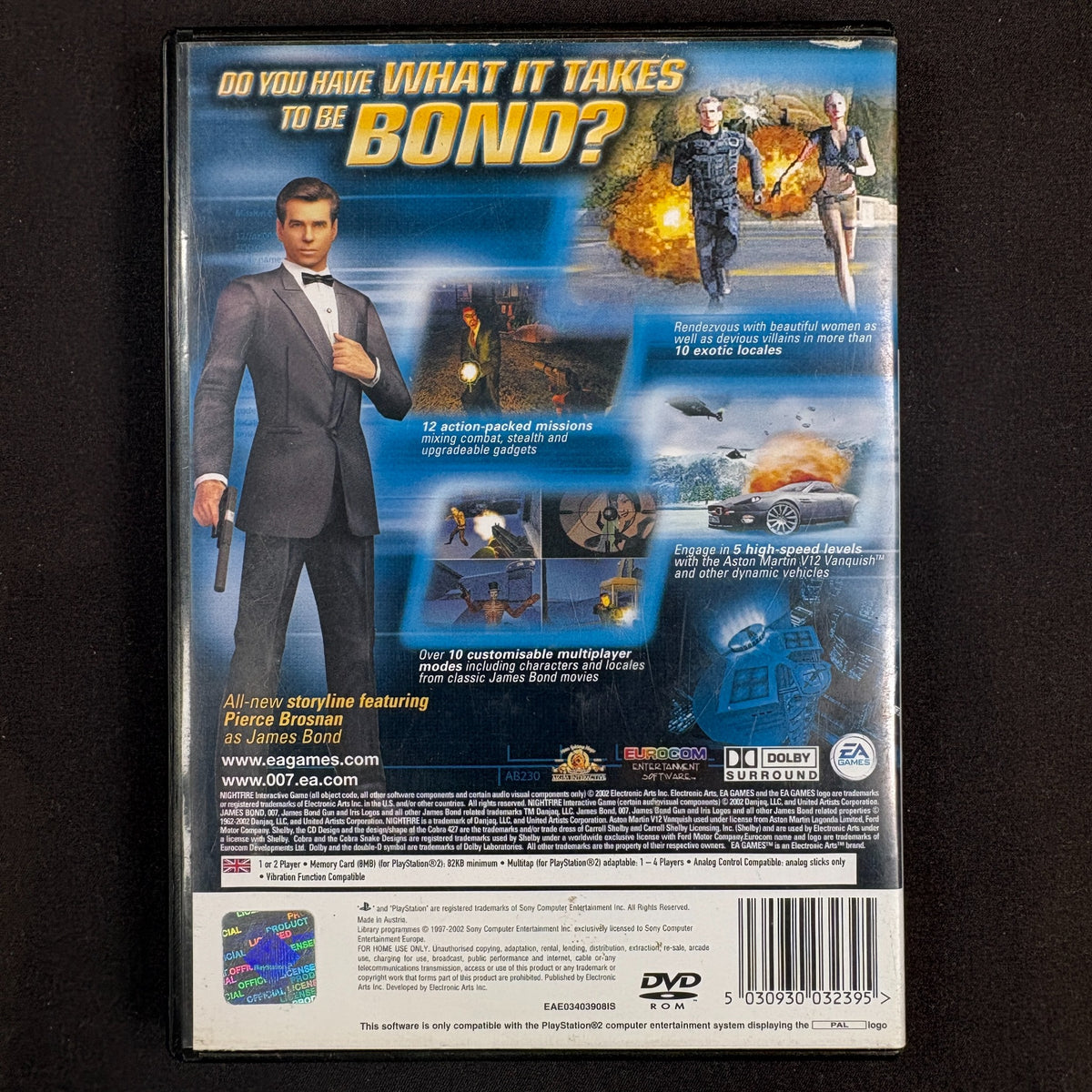 James Bond 007: Nightfire hinten