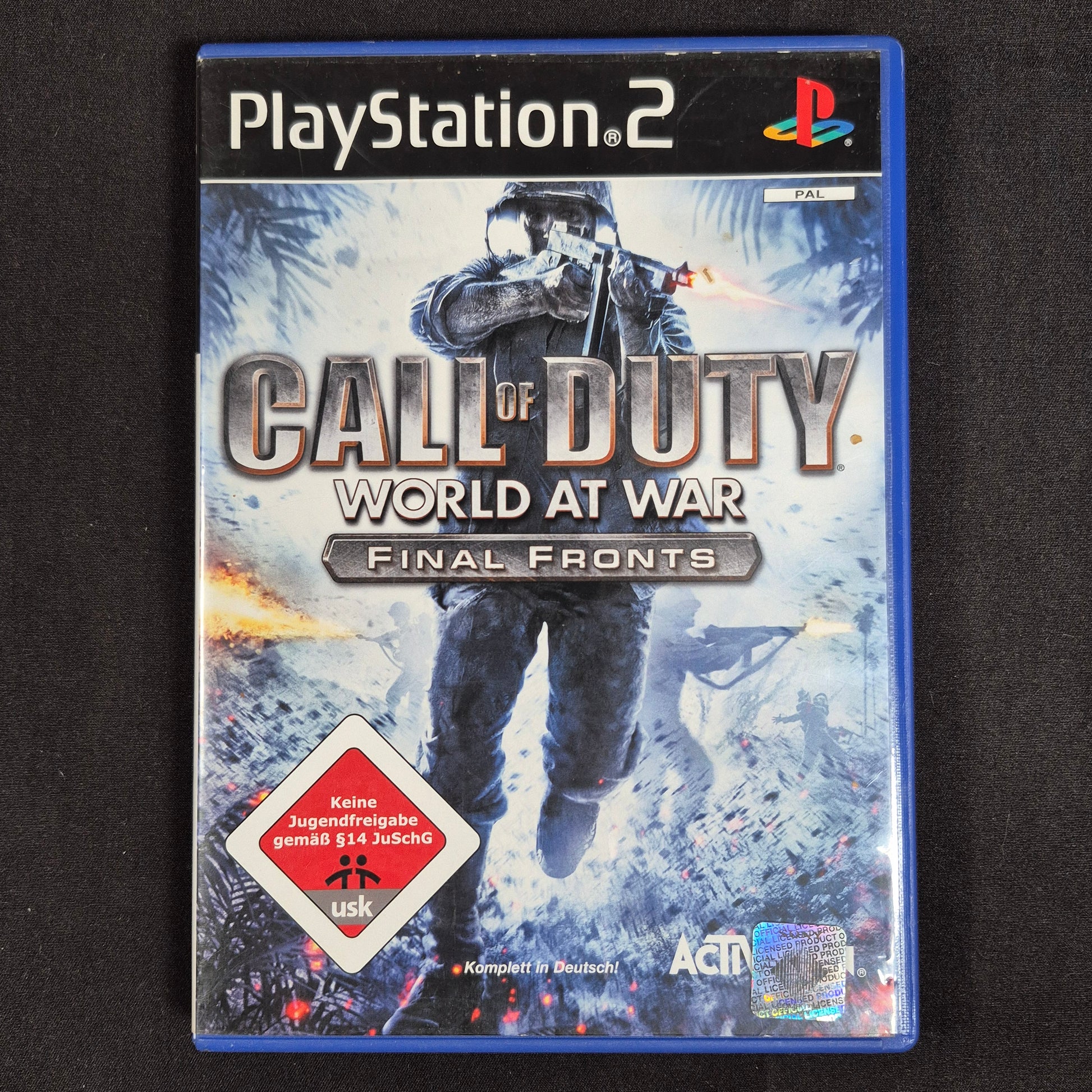 Call of Duty: World at War PS3 PAL / Europa mit Hülle, Disc und Anleitung – Vorderseite