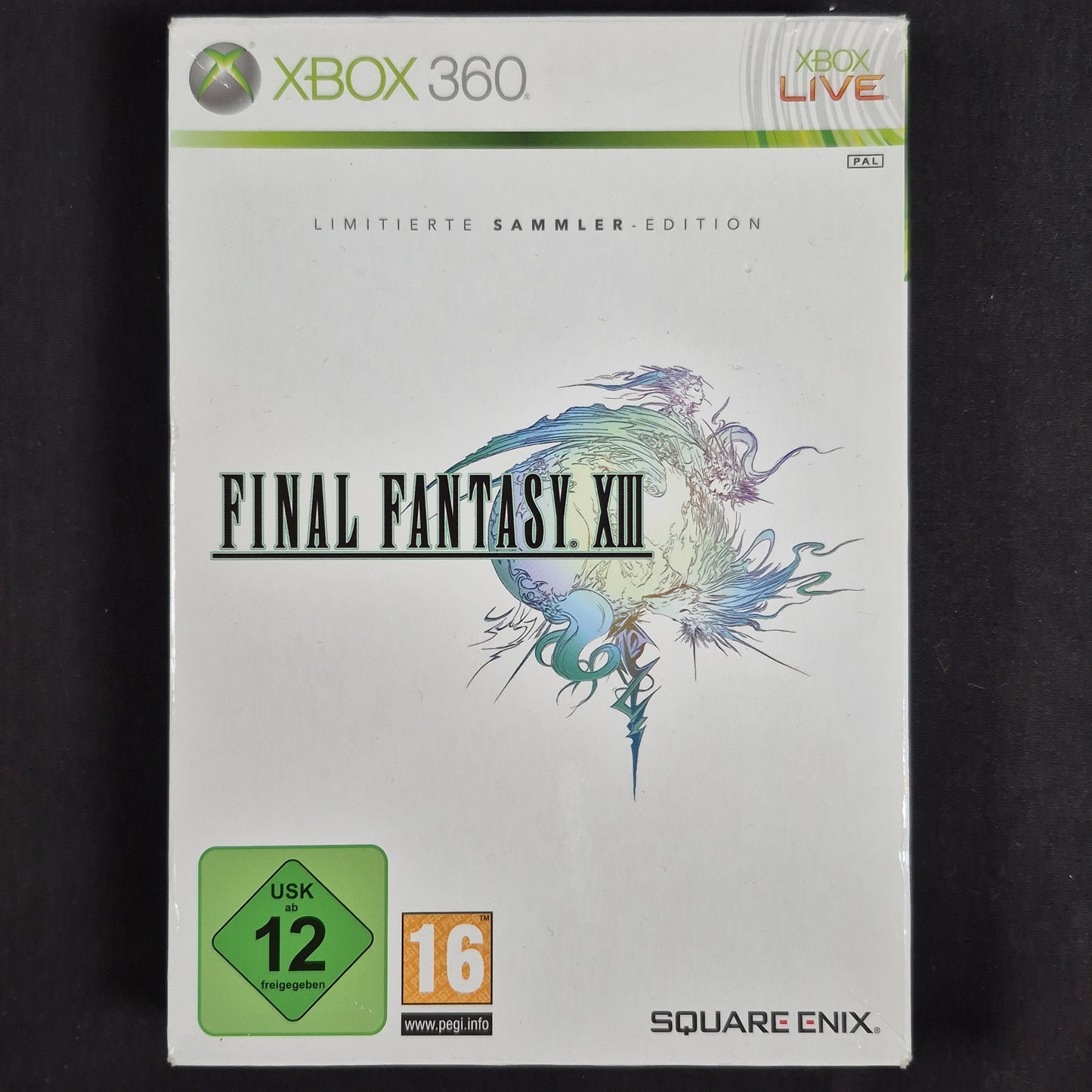 Final Fantasy XIII Limitierte Sammler-Edition Xbox 360 CIB – Vorderseite