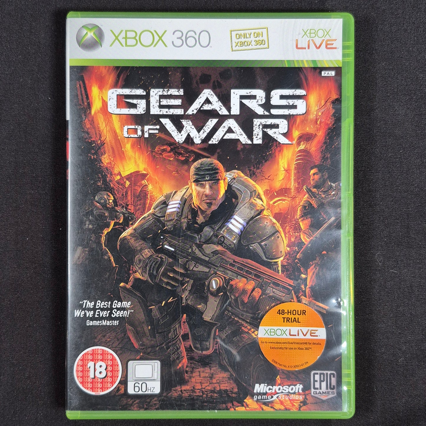 Gears of War Xbox 360 PAL UK Uncut CIB – Vorderseite