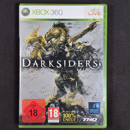 Darksiders Xbox 360 PAL 100 Prozent Uncut CIB – Vorderseite