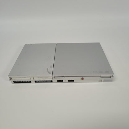 Sony Playstation 2 Slim Konsole mit Controller und Spiel | Refurbished