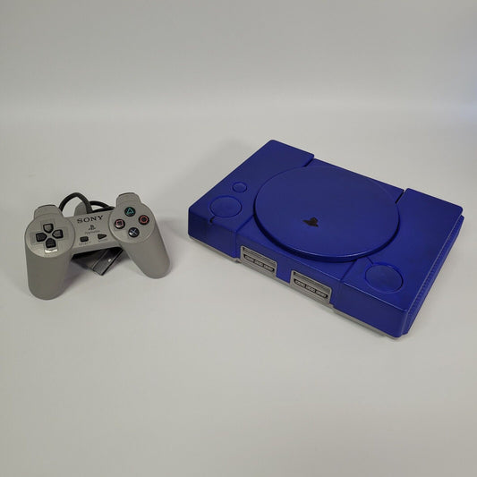 Sony PlayStation 1 Konsole Blau/Grau inkl. Spiel | Refurbished