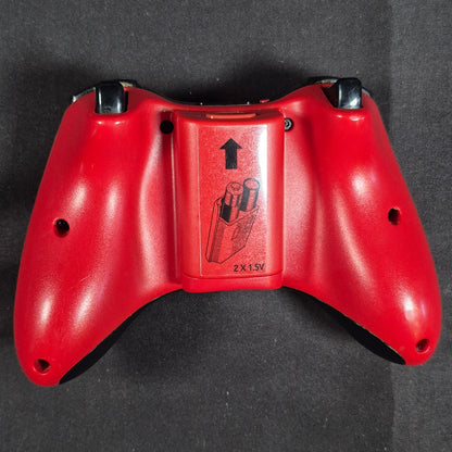 Original Xbox 360 Controller Rot Resident Evil 5 Edition – Rückseite