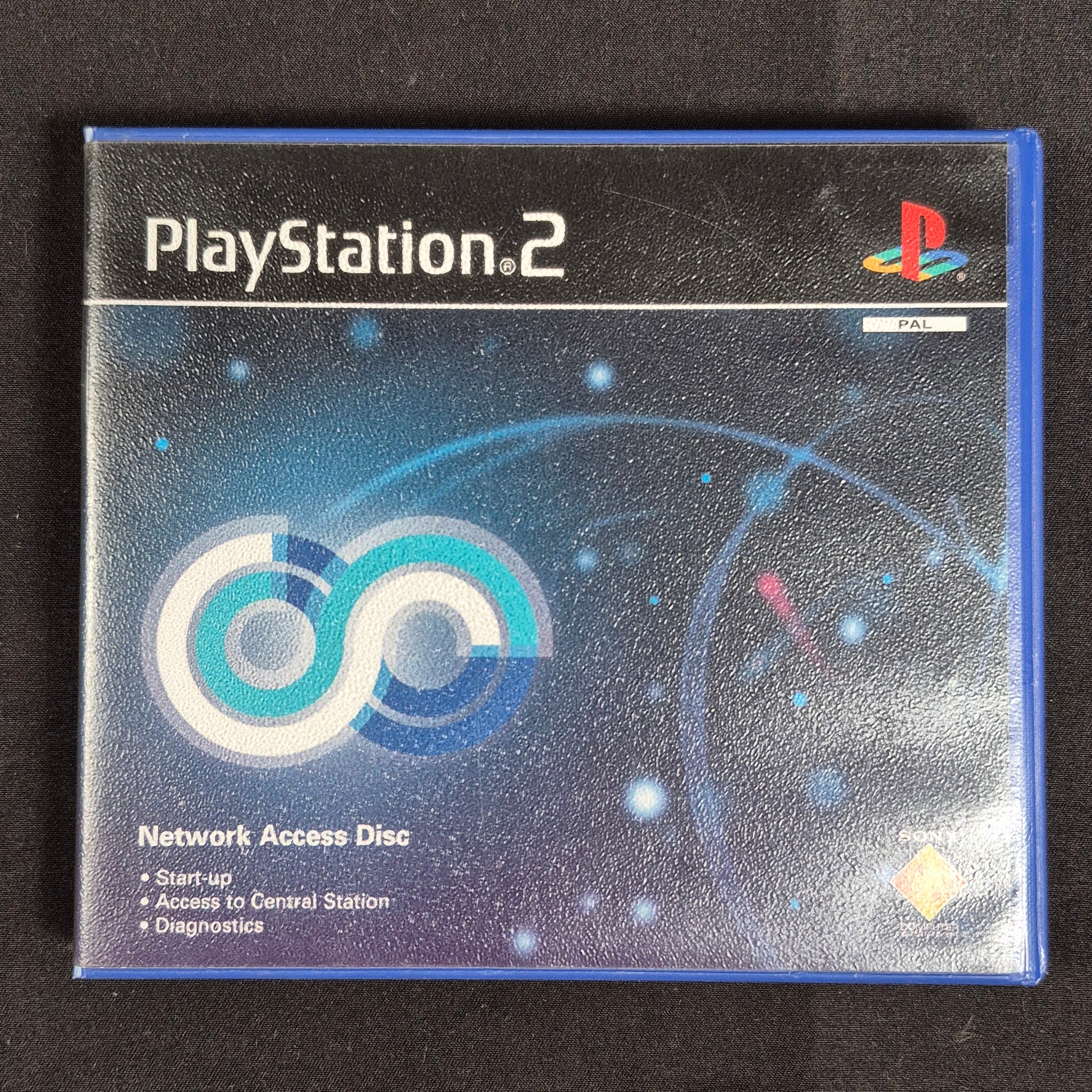 PlayStation 2 Network Access Disc PS2 PAL / Europa mit Hülle, Disc und Anleitung – Vorderseite