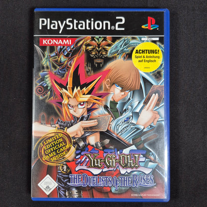 Yu-Gi-Oh! The Duelists of the Roses PS2 PAL / Europa mit Hülle, Disc und Anleitung – Vorderseite