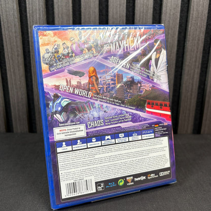 Agents of Mayhem PS4 Cover Rückseite