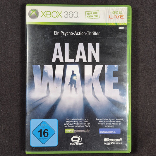Alan Wake – Xbox 360 – Deutsch – Zustand Gut – Vorderseite – NEVO Store