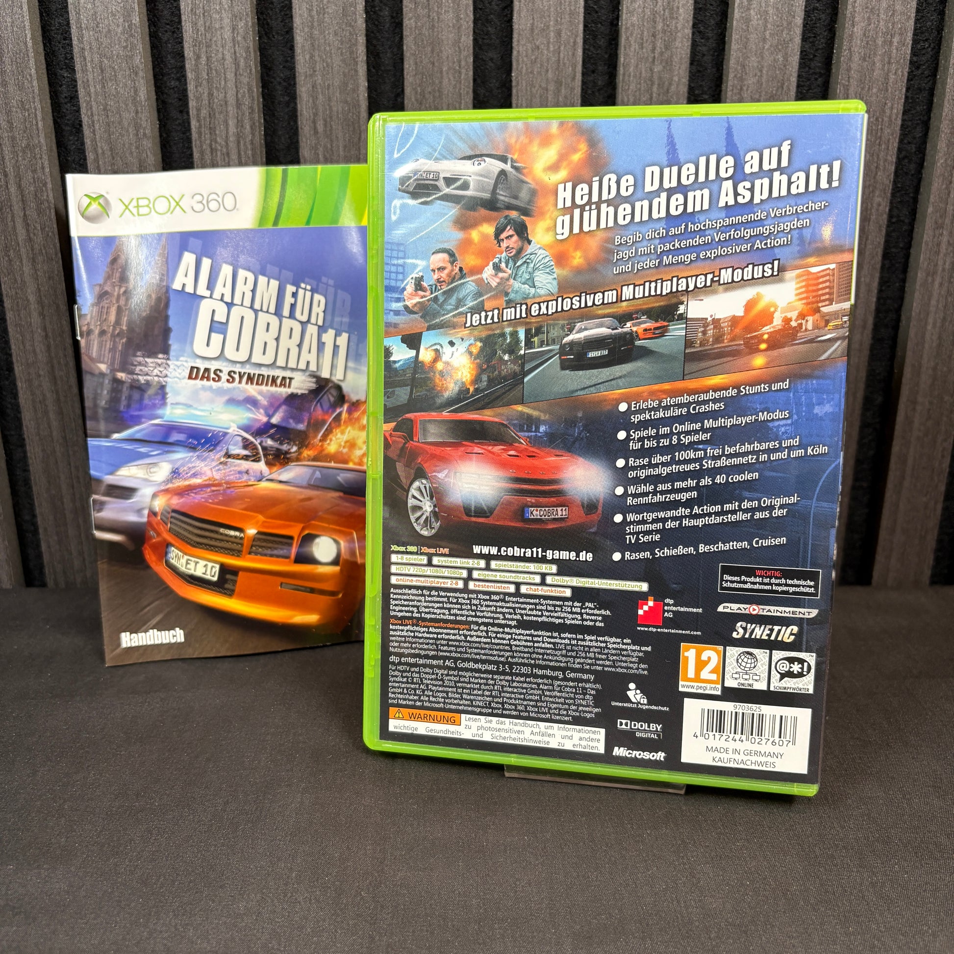 Alarm für Cobra 11 Das Syndikat Xbox 360 Spielhülle Rückseite