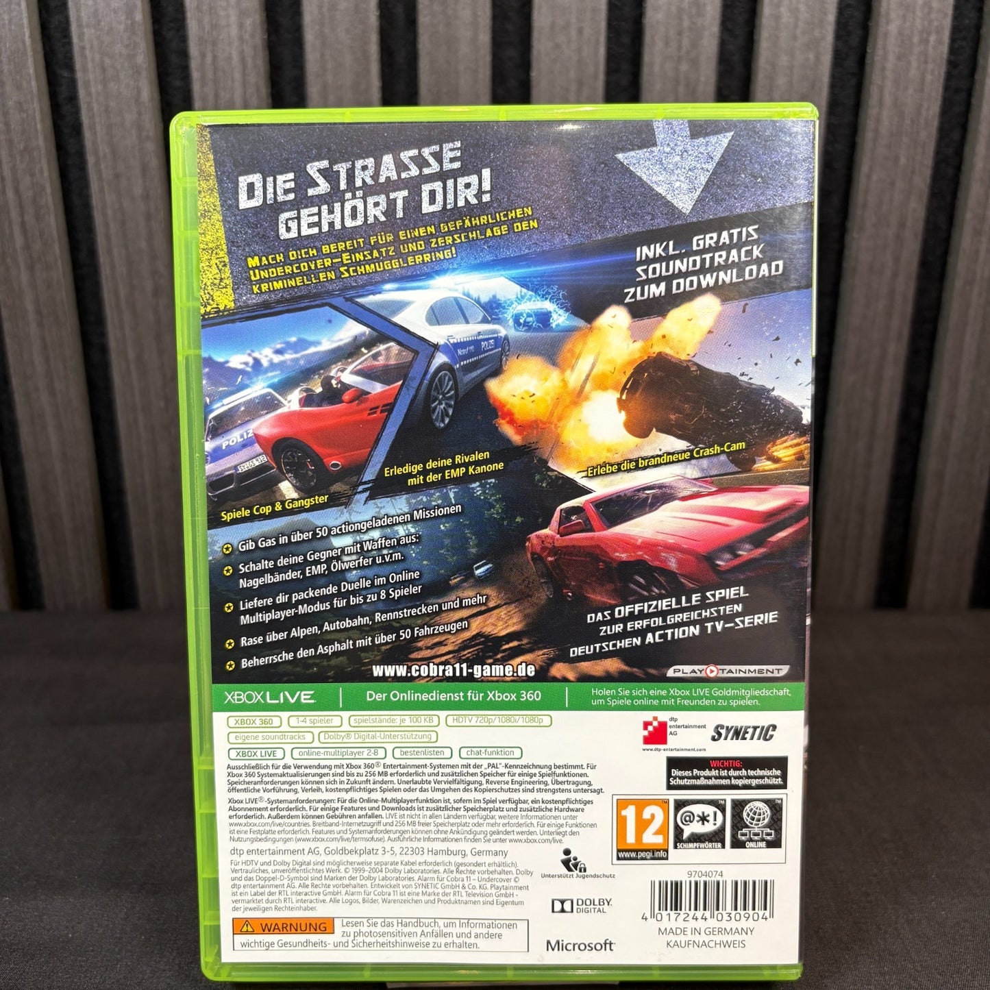 Geöffnete Hülle mit Disc und Anleitung komplett CIB