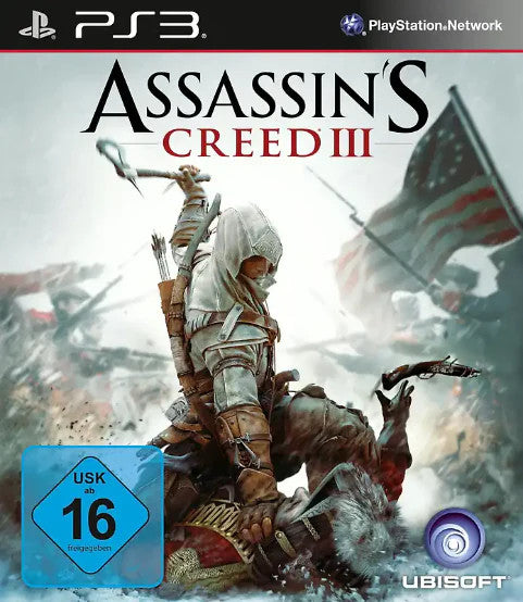 Assassin's Creed III PS3 Cover PAL Version