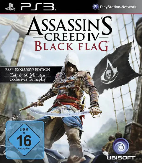 Assassin's Creed IV Black Flag PS3 Cover PAL Version