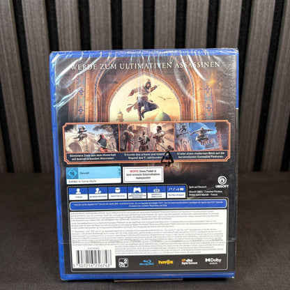 Assassins Creed Mirage PS4 Cover Rückseite Detail Infos