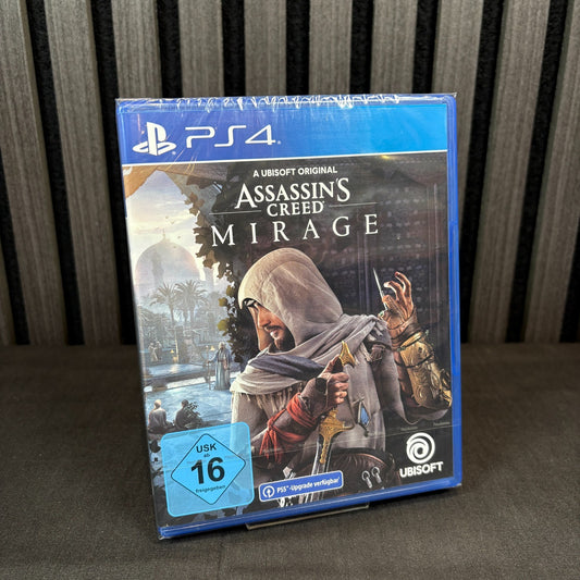 Assassins Creed Mirage PS4 PAL neu ovp versiegelt Spiel Vorderseite
