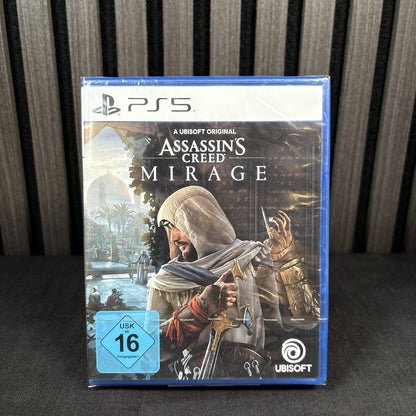 Assassin’s Creed Mirage für PS5 PAL Cover Vorderseite