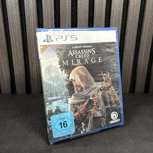 Assassin’s Creed Mirage PS5 PAL Frontcover neu und versiegelt