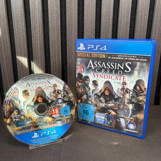 Assassins Creed Syndicate PS4 Spiel PAL sehr gut gebraucht Front
