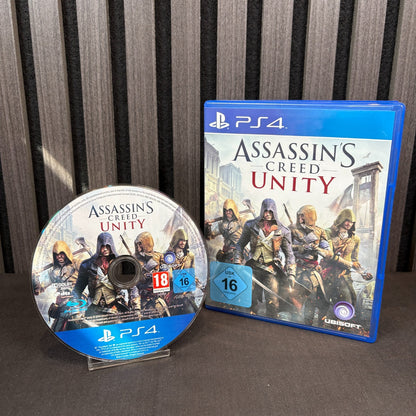 Assassins Creed Unity PS4 PAL sehr gut gebraucht Spiel Vorderseite