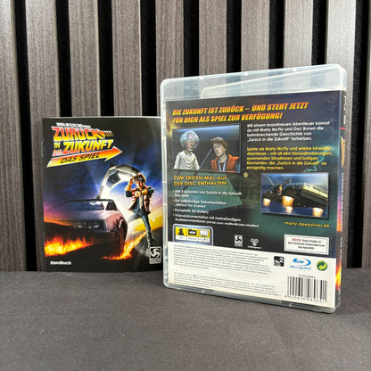 Back to the Future The Game PS3 Originalhülle mit Anleitung Rückseite