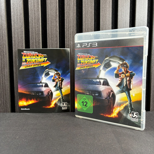 Back to the Future The Game PS3 Originalhülle mit Anleitung Vorderseite