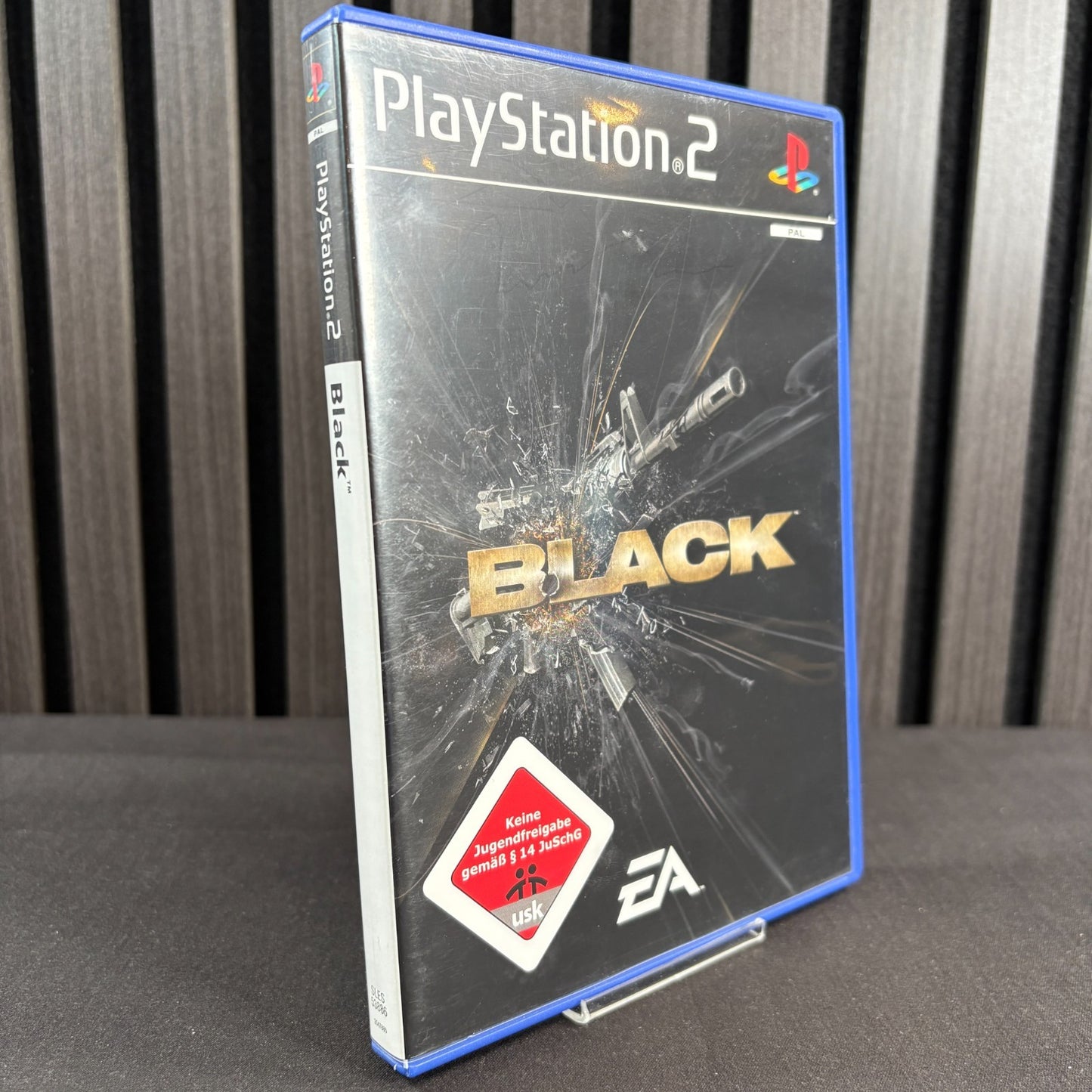 Black PS2 Cover Vorderseite