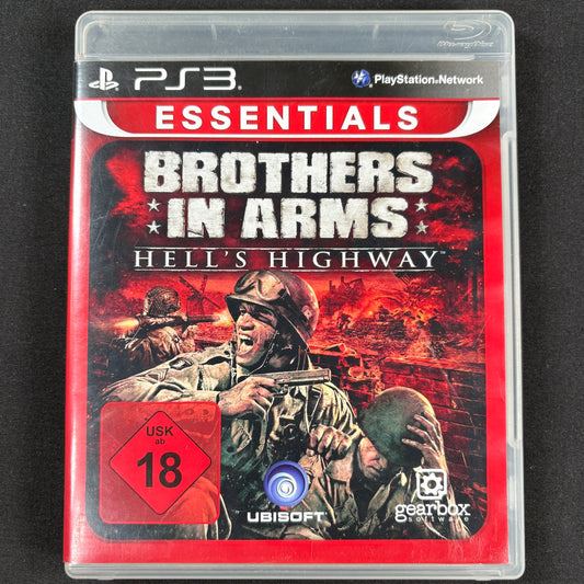 Brothers in Arms Hell’s Highway PS3 Essentials PAL deutsche Ausgabe Vorderseite