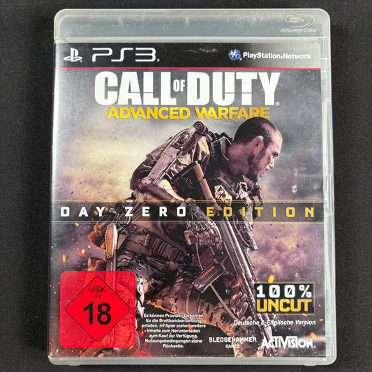 Call of Duty Advanced Warfare Day Zero Edition PS3 PAL Vorderseite in gutem Zustand