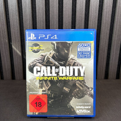 Call of Duty Infinite Warfare PS4 PAL Cover Vorderseite Detailansicht sehr gut