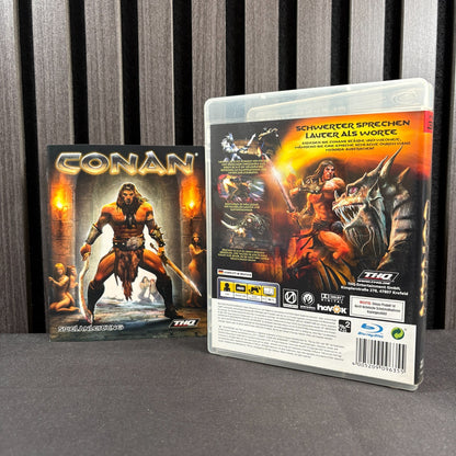 Conan PS3 Originalhülle mit Anleitung Rückseite