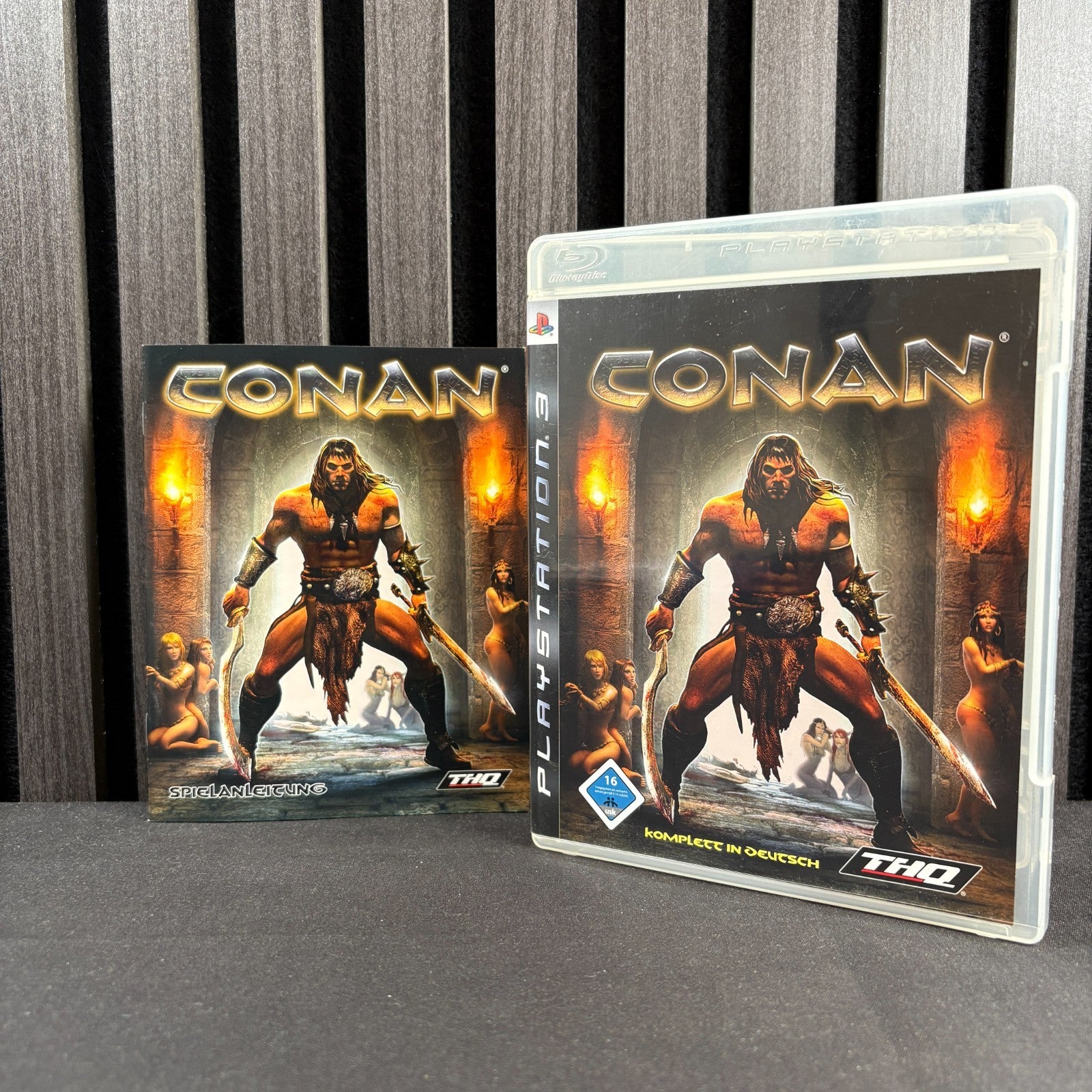 Conan PS3 Originalhülle mit Anleitung Vorderseite