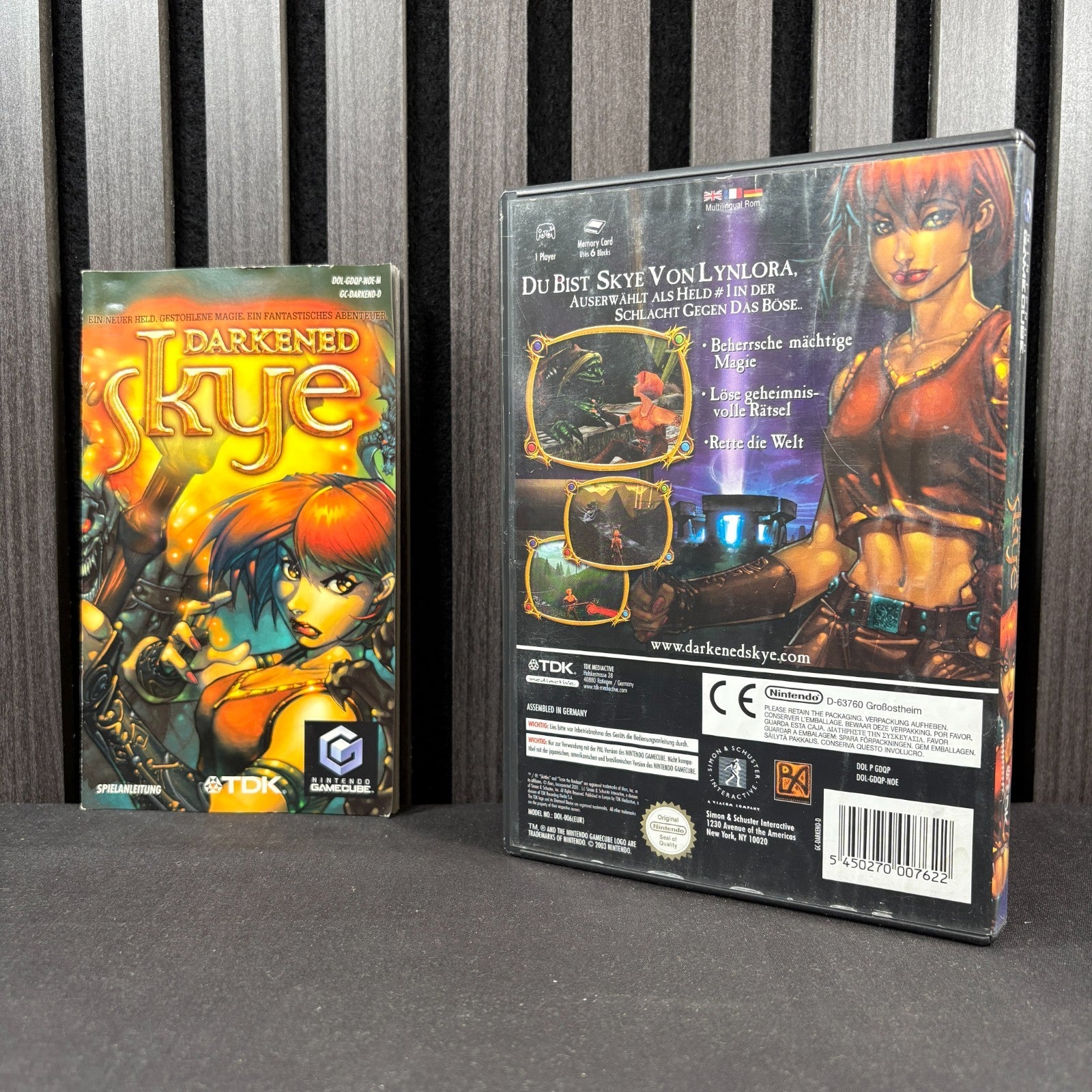 Darkened Skye Nintendo GameCube Rückseite
