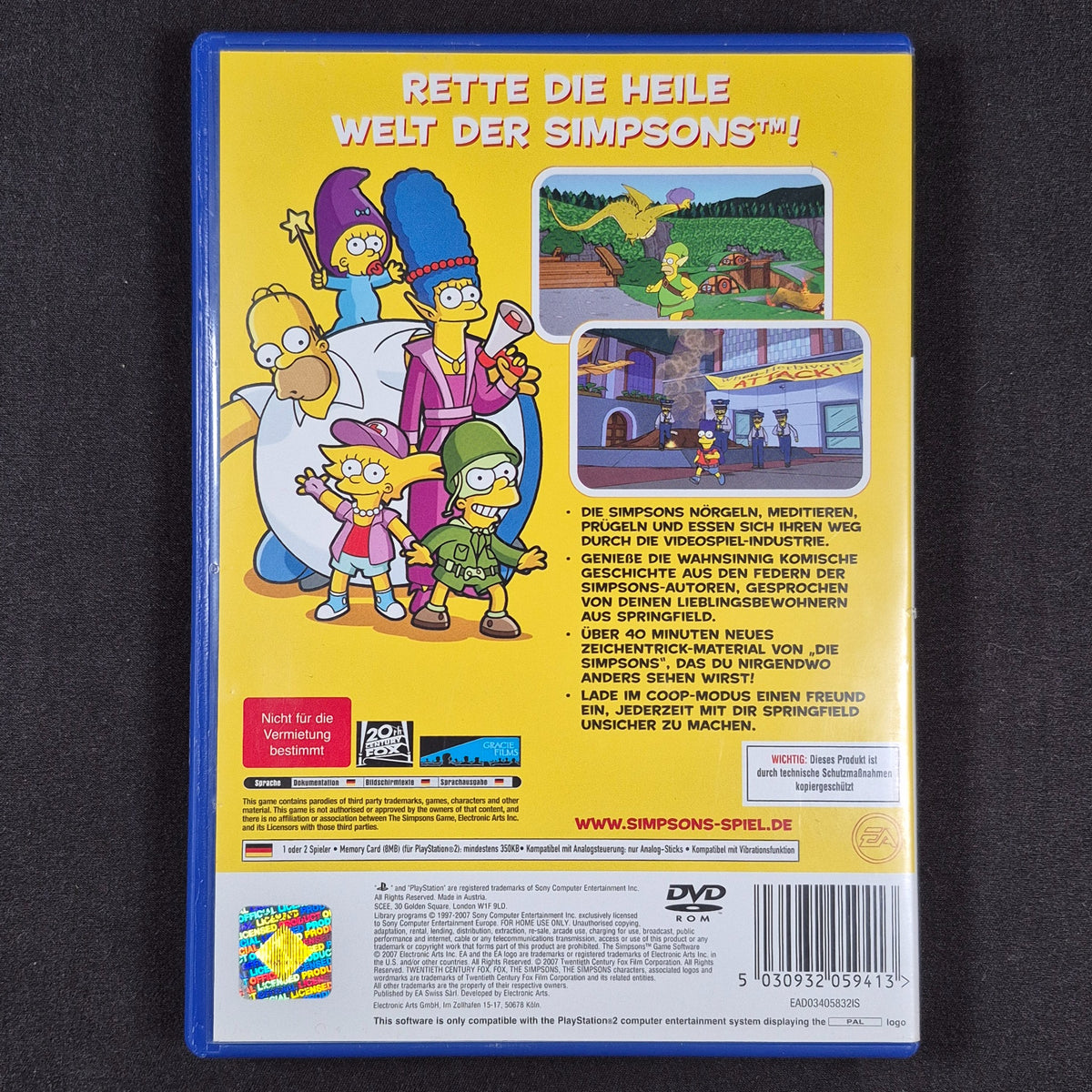 Die Simpsons: Das Spiel für PS2 – Produktfoto 2