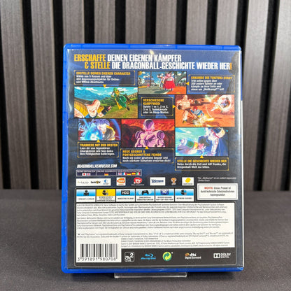 Dragon Ball Xenoverse PS4 Cover Rückseite