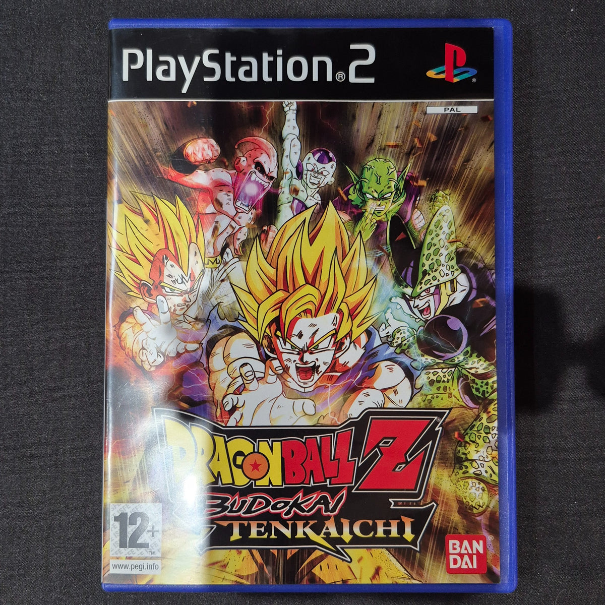 Dragon Ball Z Budokai Tenkaichi – PlayStation 2 – Französisch / Niederländisch; japanische Sprachausgabe – Zustand Gut – Vorderseite – NEVO Store