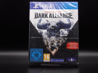 Dungeons & Dragons Dark Alliance Steelbook PS4 Vorderseite versiegelt