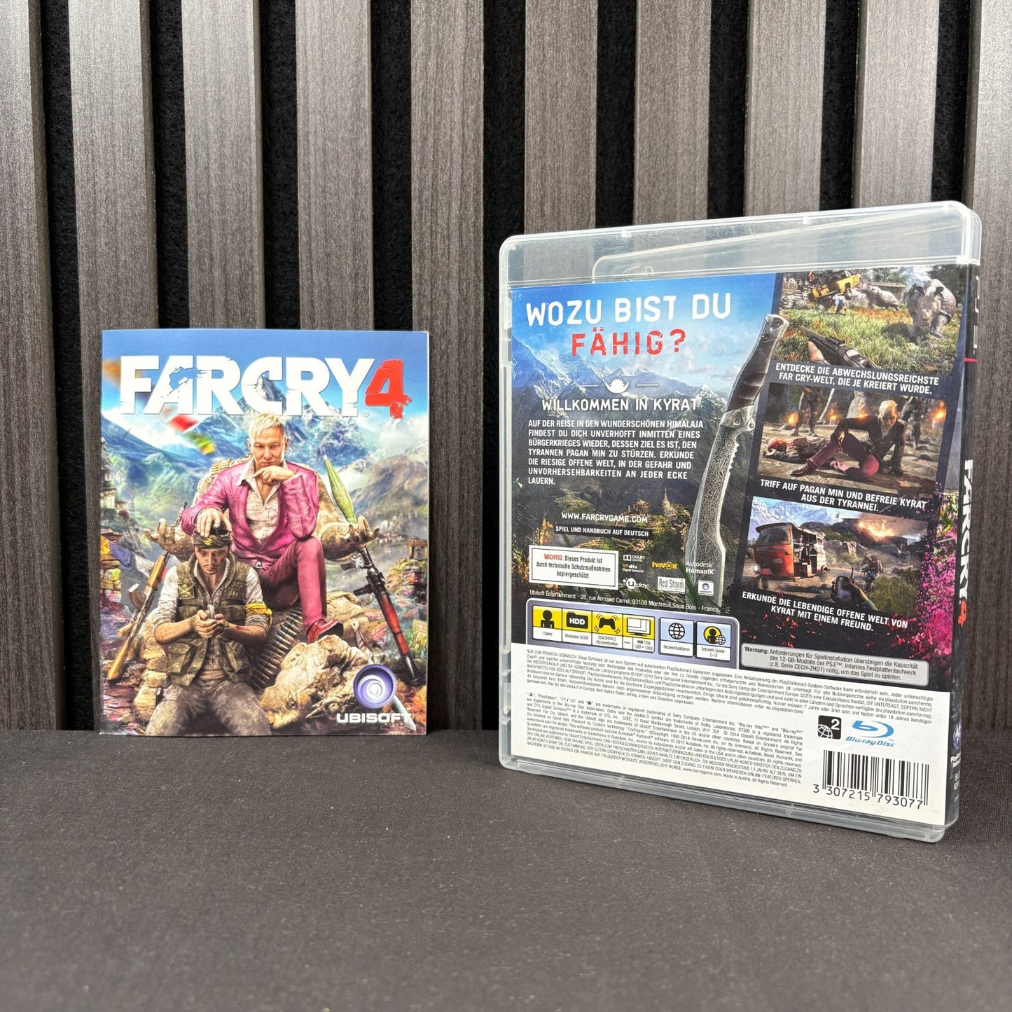 Far Cry 4 PS3 PAL Hülle Rückseite
