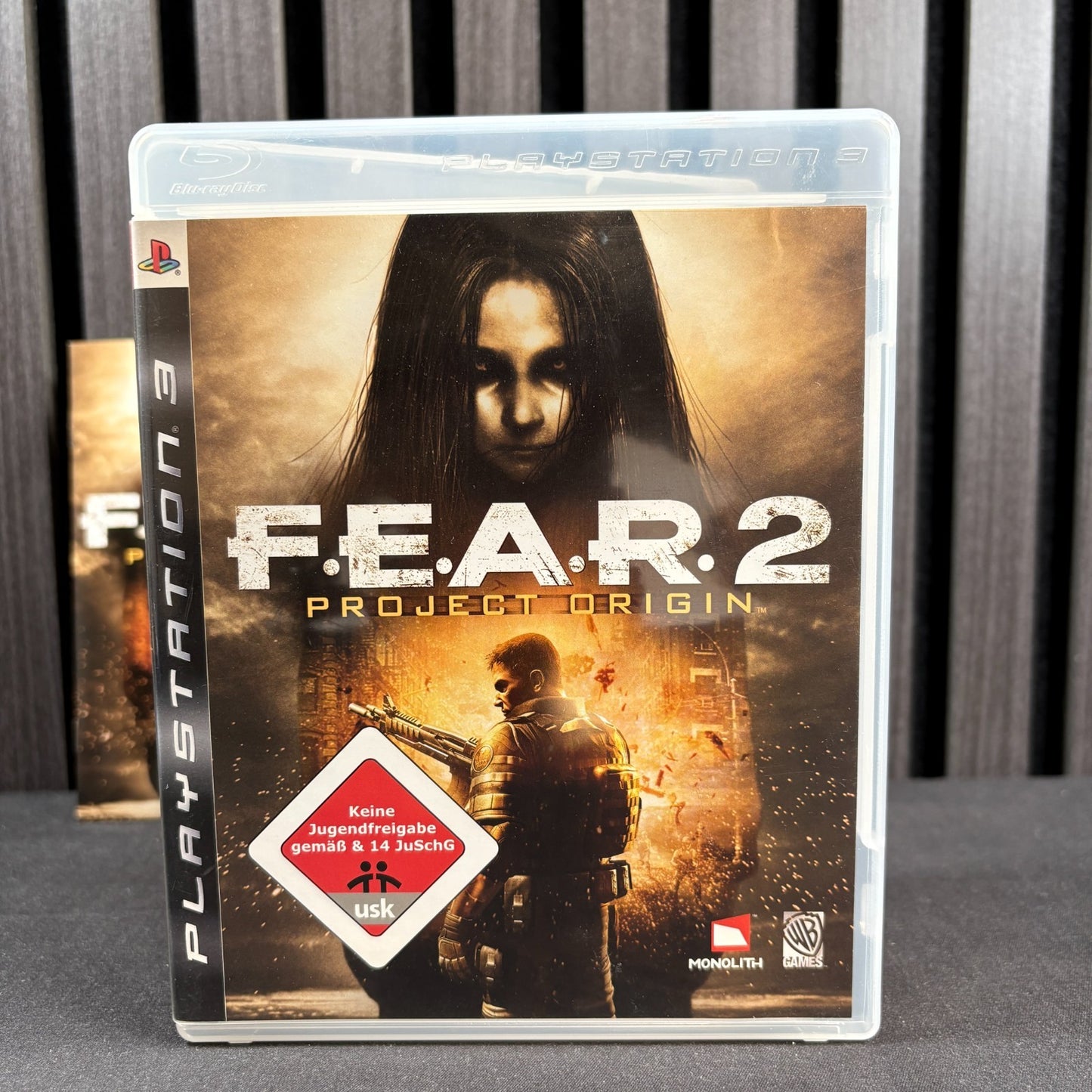 F.E.A.R. 2 Project Origin PS3 Cover Vorderseite
