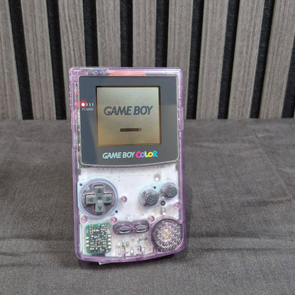 Game Boy Color Atomic Purple – Display und Bedienelemente
