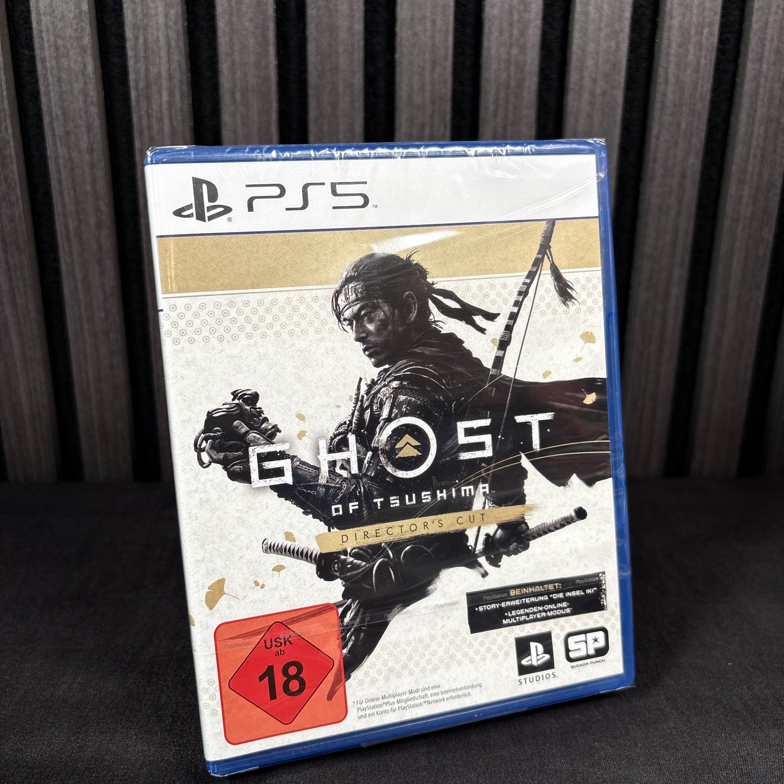 Ghost of Tsushima Directors Cut PS5 Front Cover neu sealed PAL
